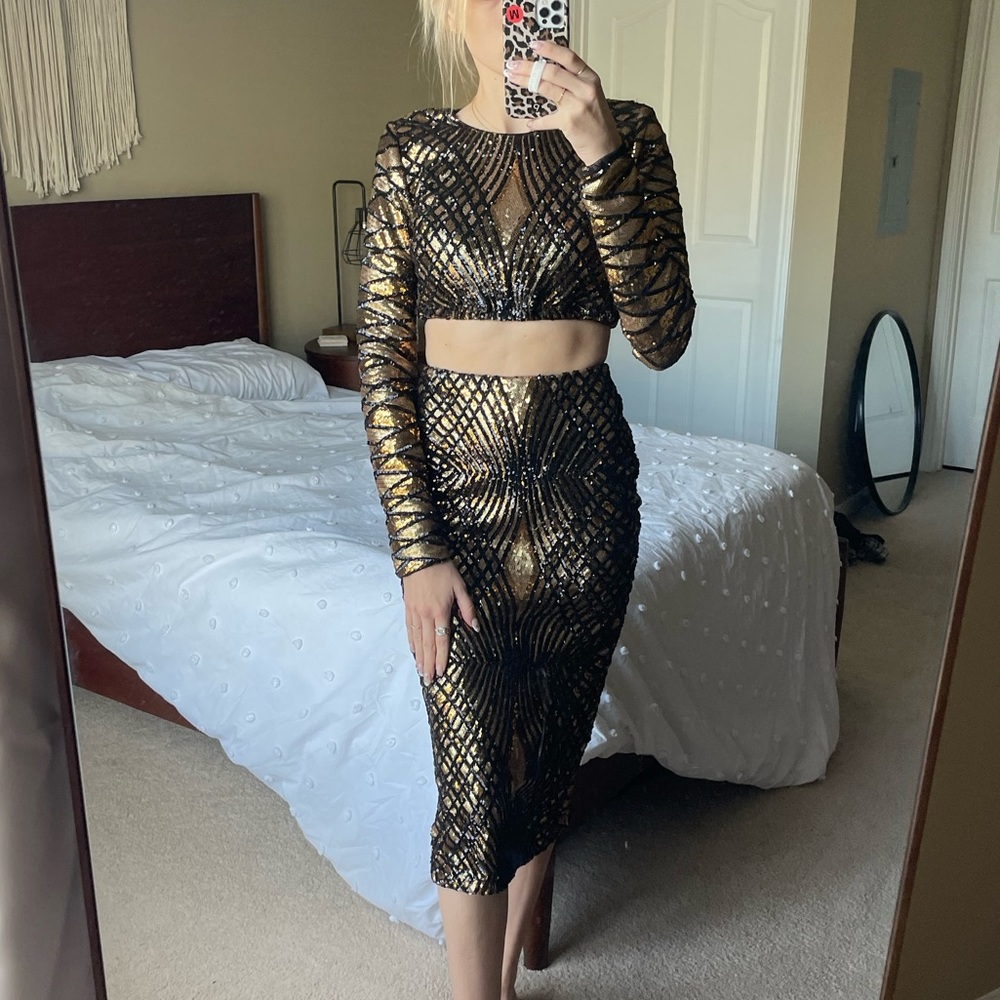 Marciano Sequin Matching Set - image 1